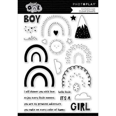 PhotoPlay Little One Clear Stamps - Rainbows